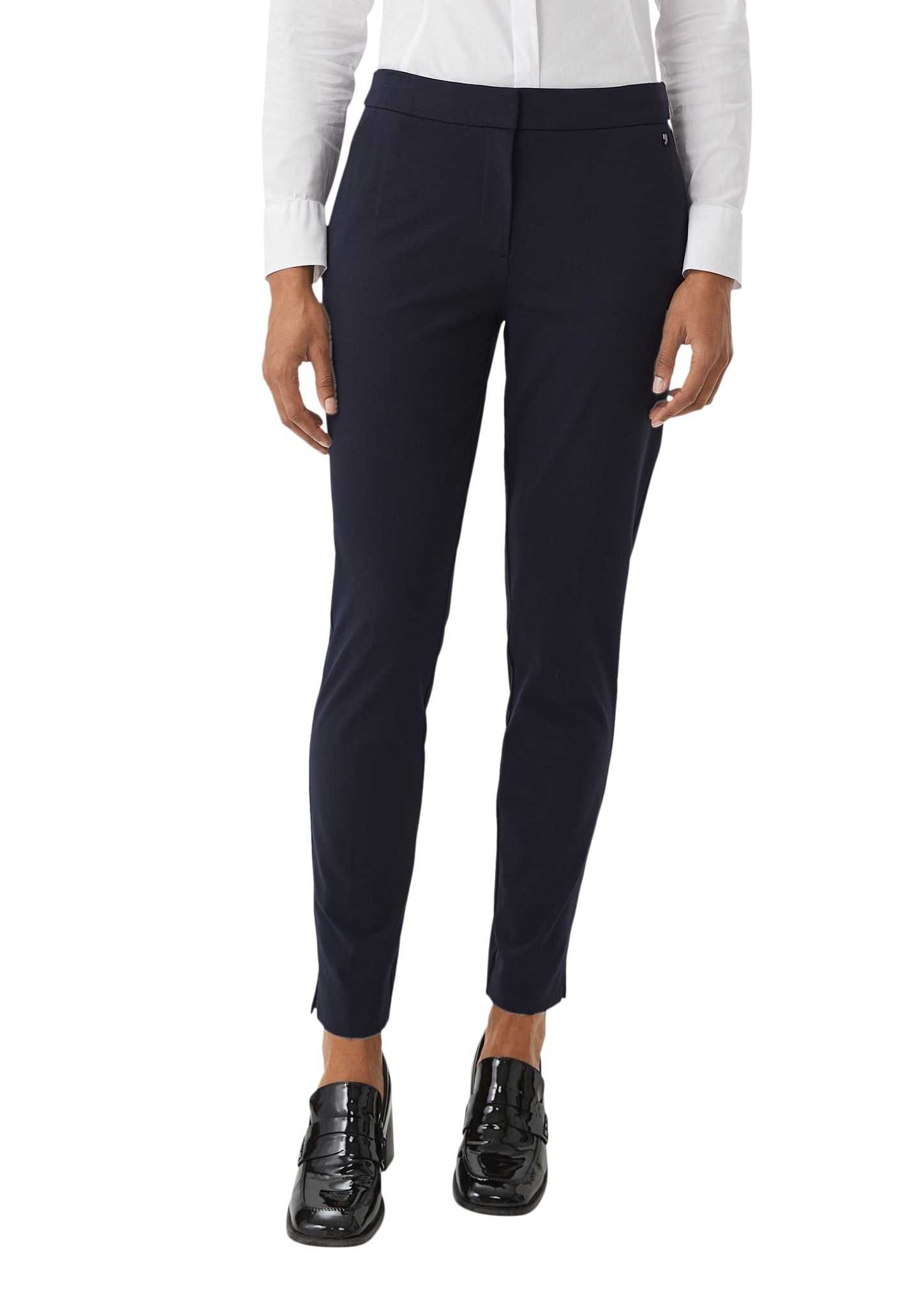 Comma Anzughose  mit Viskose und Slim fit