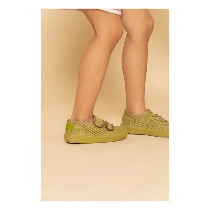 Grech & Co Baskets Estivales | Vert olive