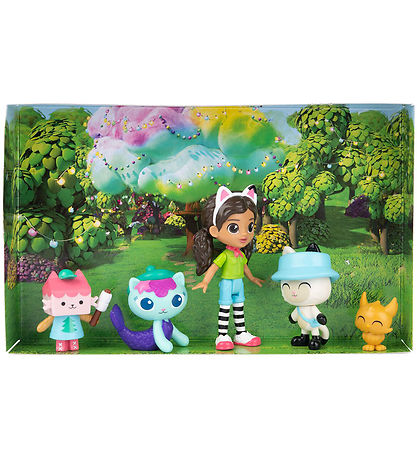 Gabby's Dollhouse S?t - 6 Dele - Gabby & Friends Camping