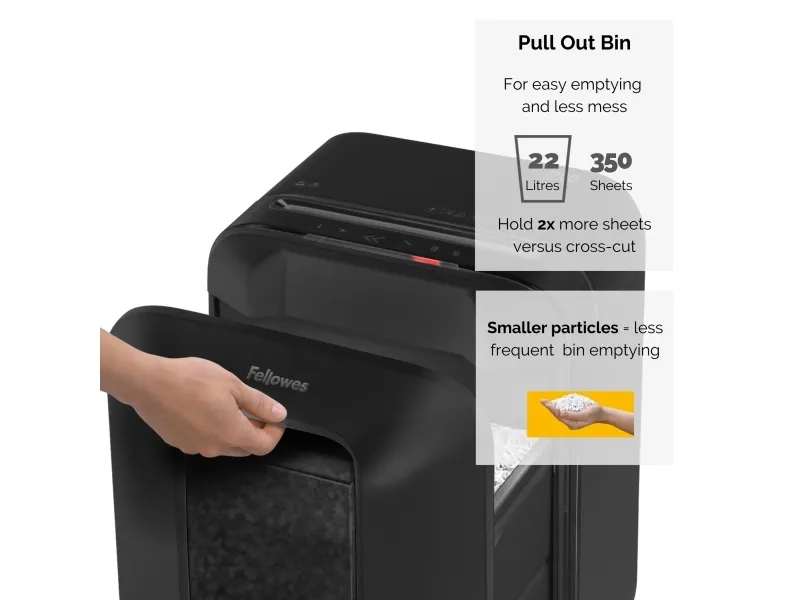 Makulator Fellowes Powershred® LX200 Mini-cut 4x12 mm til 12 ark (P-4)