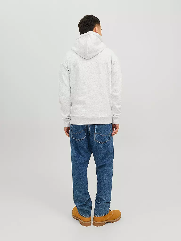 JACK & JONES Kapuzensweater - Hoodie JJEJOSH weiss