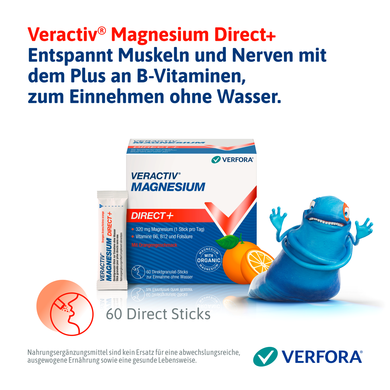 VERACTIV Veractiv Magnesium Direct  Stick 60 Stk