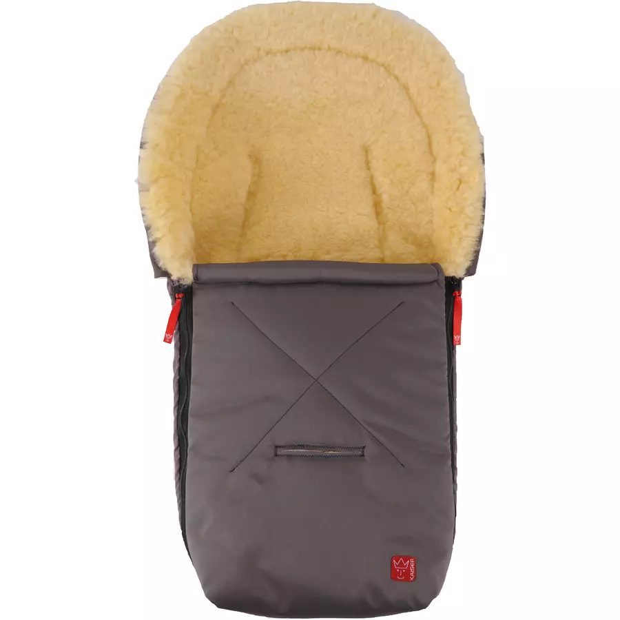 KAISER Winterfußsack Emma anthrazit