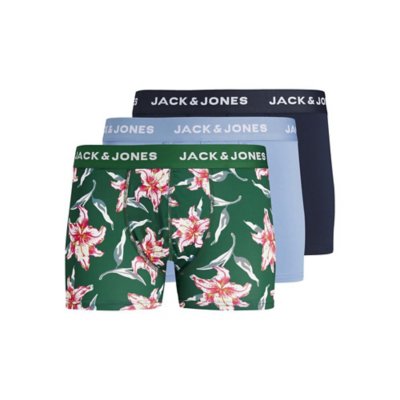Boxer homme Jacfloral Microfiber Trunks 3 Pack JACK JONES