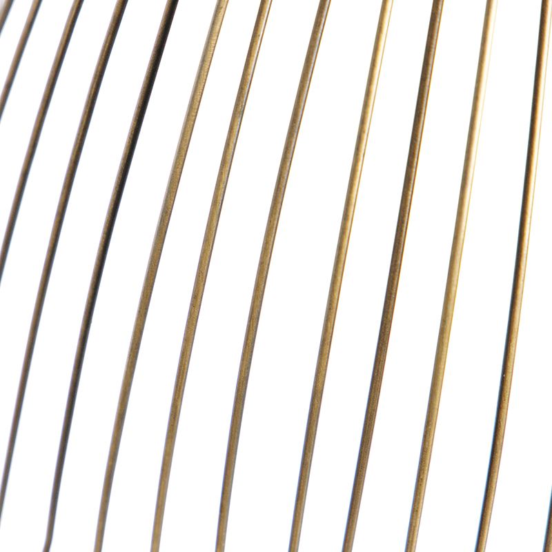 Design hanglamp messing draad 39,8 cm - Pia