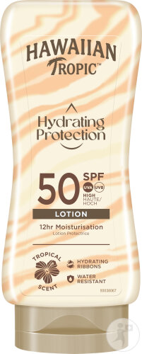 Hawaiian Tropic Lotion Solaire Hydrating Protection IP50 Flacon 180ml