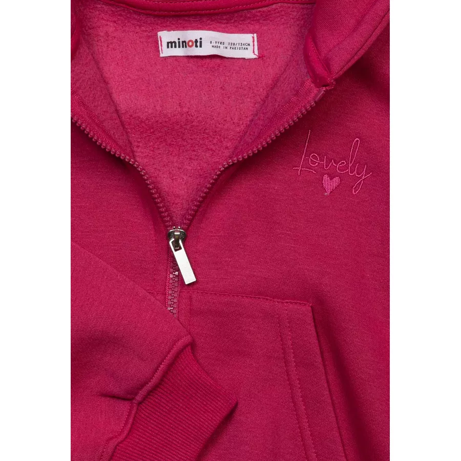 MINOTI Sweatjacke Dunkelrot