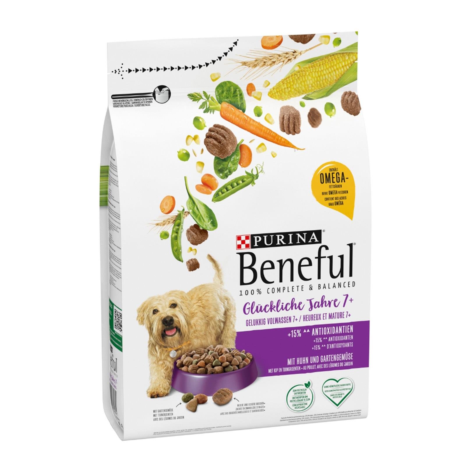Beneful Glückliche Jahre 7+ Huhn & Gemüse