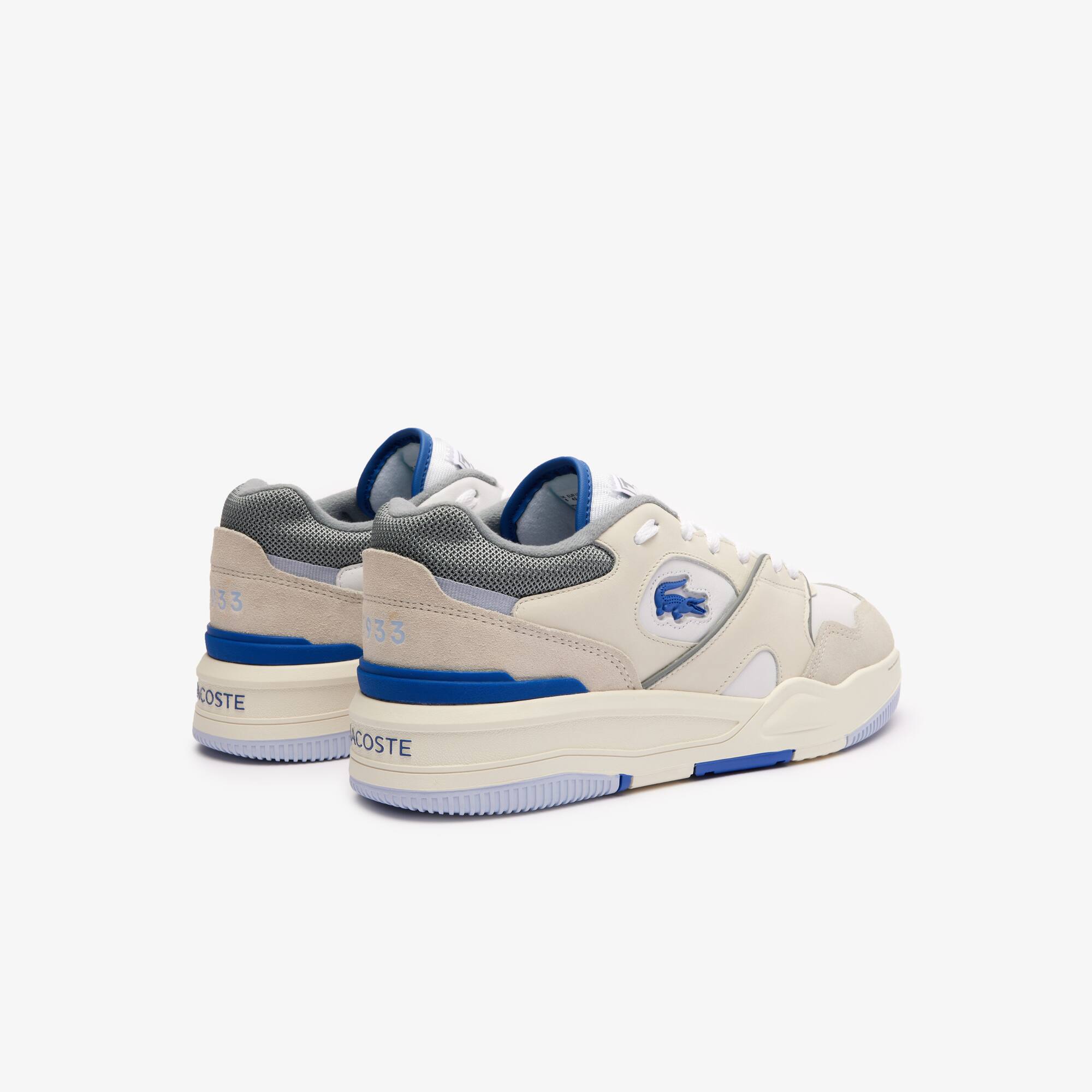 Herren-Sneakers Lineshot aus Leder mit Logo Sneakers - Blau - Lacoste - Herren