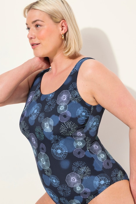 Badeanzug, Quallen, Schwimmerform, ohne Softcups