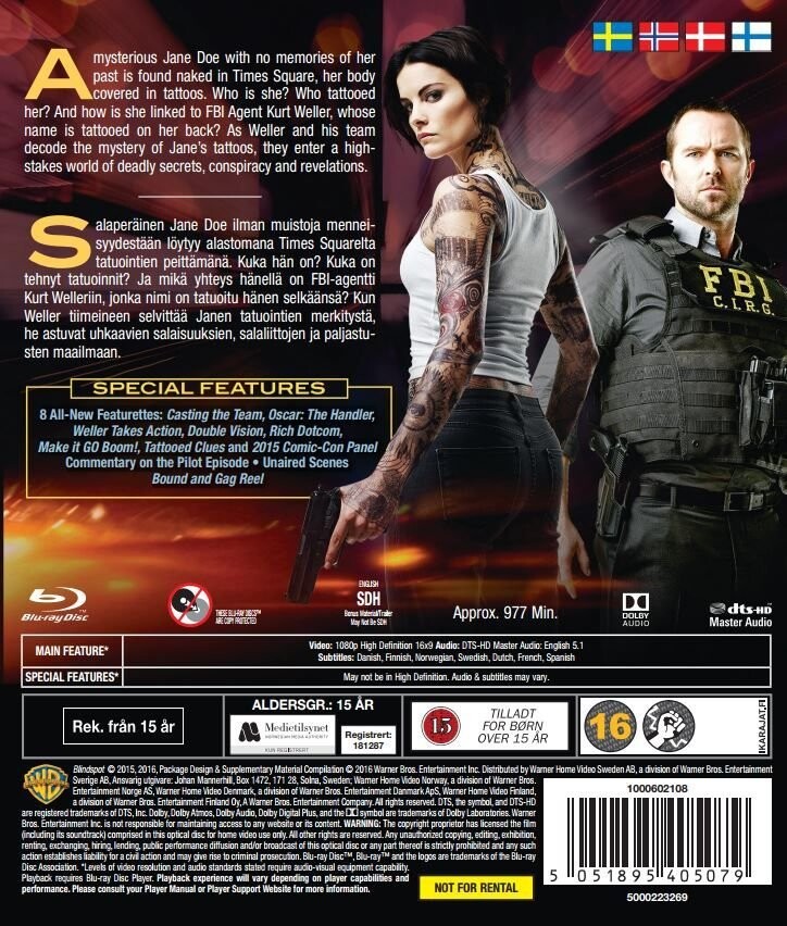 Blindspot - Sæson 1 - Blu-Ray
