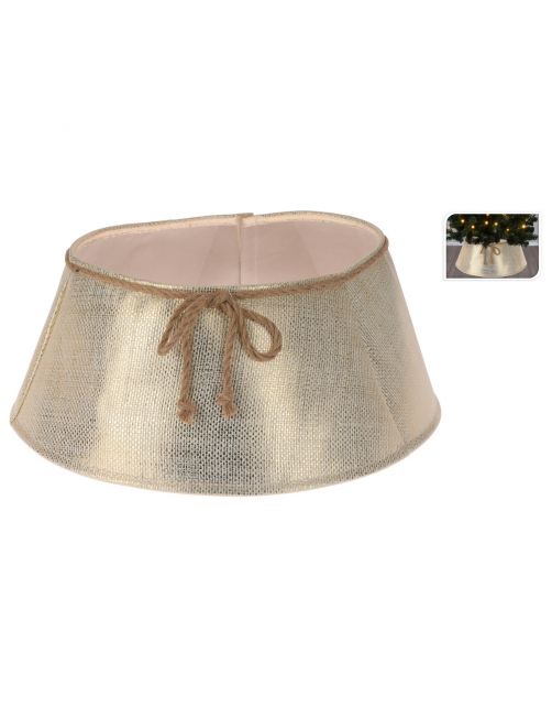 Homestyle Kerstboom Rok - Kerstdecoratie - 60x40x25 cm Goud