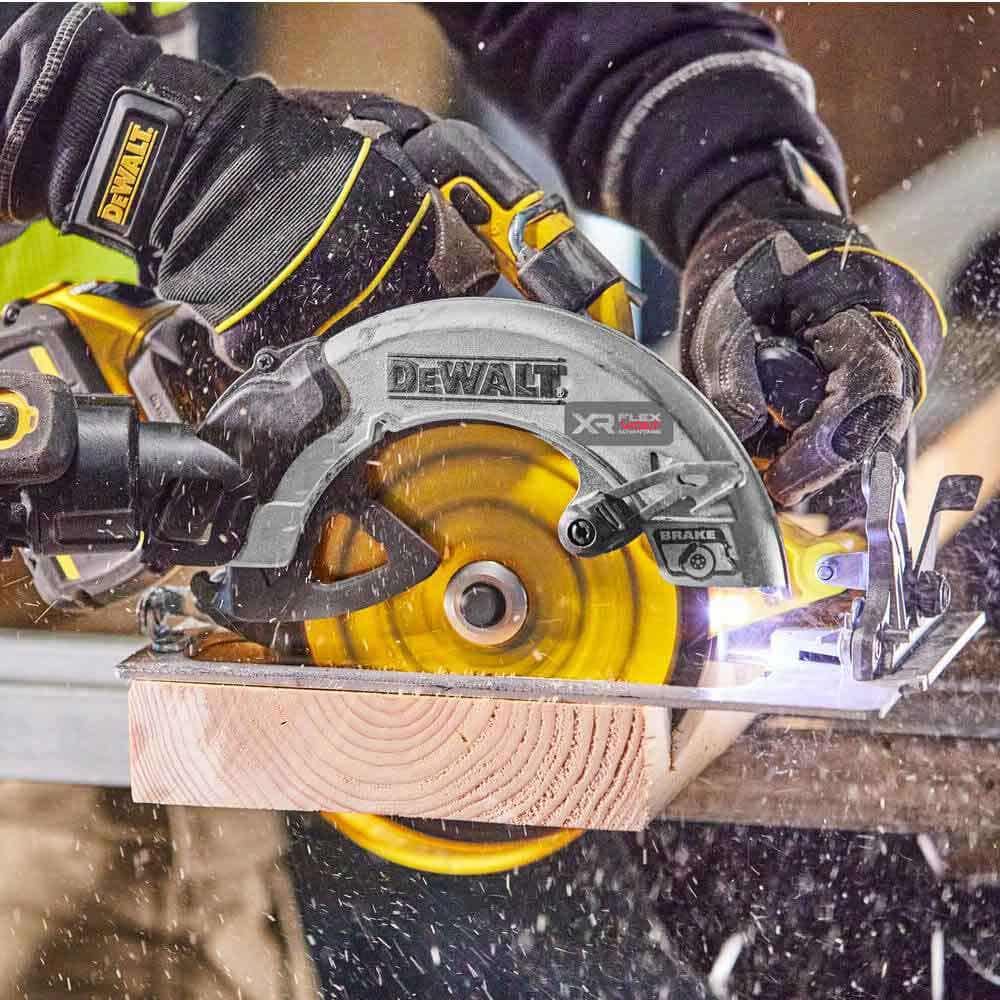 Kit de serra circular DEWALT 18V sem escova XR FLEXVOLT Advantage 6.0AH DCS573T1-XE