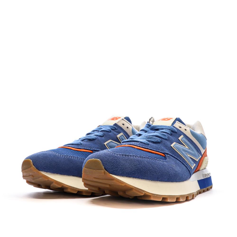 New Balance Baskets Bleu/Orange Homme New Balance 574