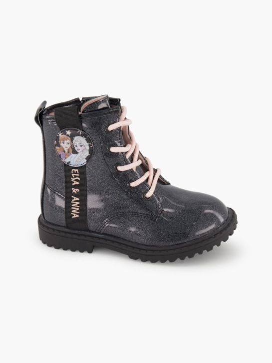 Disney Frozen Schnür-Stiefelette Schwarz