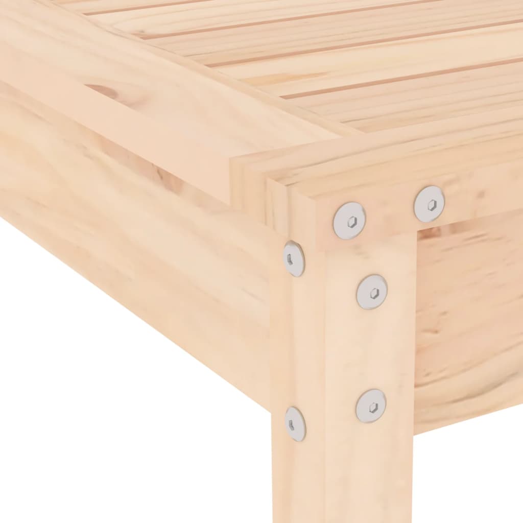Ensemble à dîner de jardin 5 pcs bois massif de pin