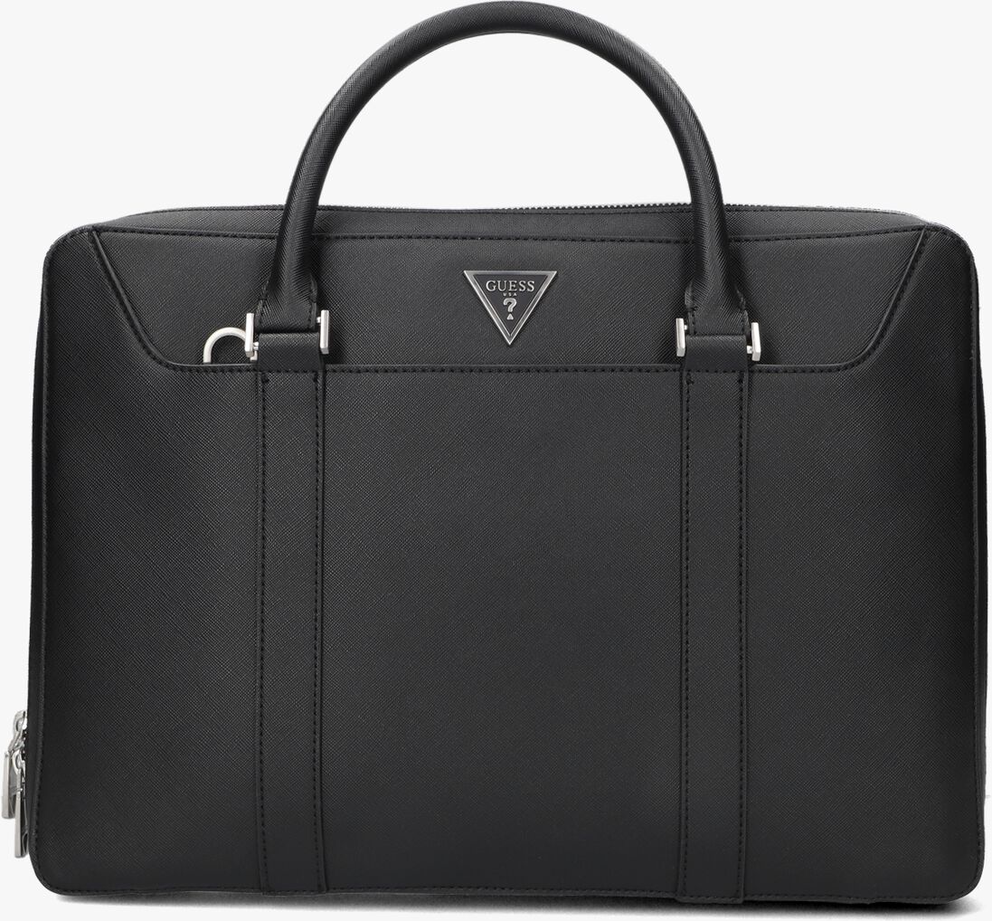 GUESS zwarte guess laptoptas crts sffn smrt doc case w hndl