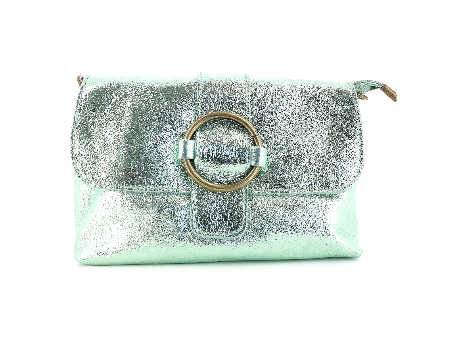 L brand-060 S SAC CUIR Cuir Vert Clair