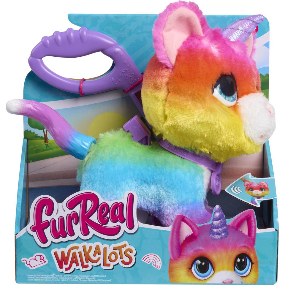 FurReal Walkalots Big Wags interactieve unicorn kat