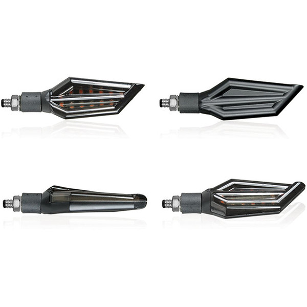 Chaft - Clignotants séquentiels LED Return Noir / Transparent