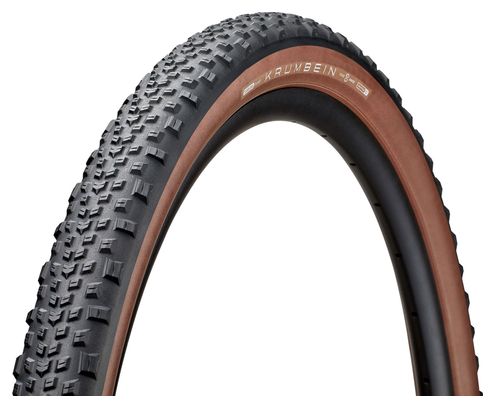 Pneu Gravel American Classic Krumbein 650b Tubeless Ready Souple Stage 5S Armor Rubberforce G Flancs Marrons