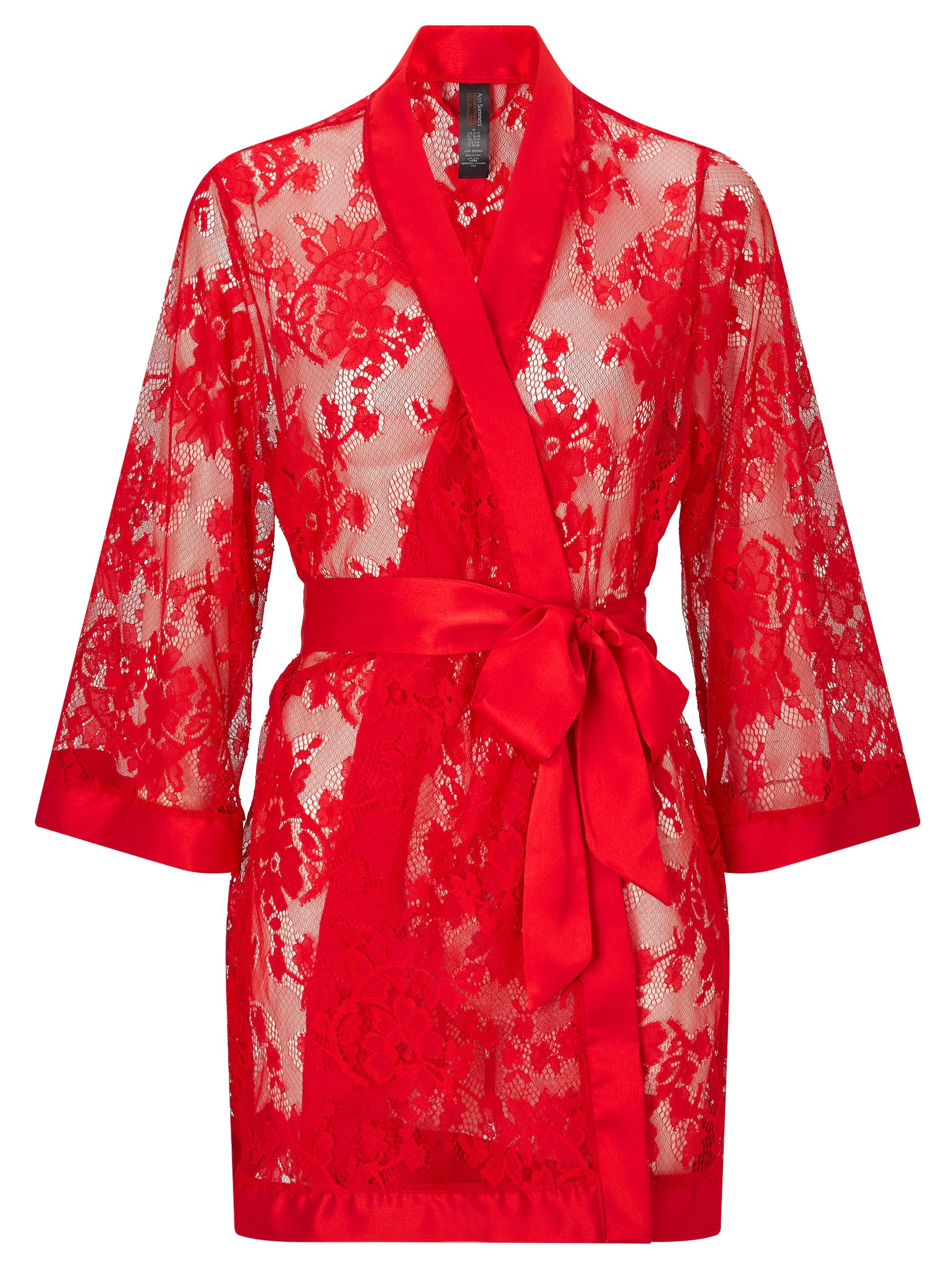 Rood - Ann Summers The Dark Hours kamerjas
