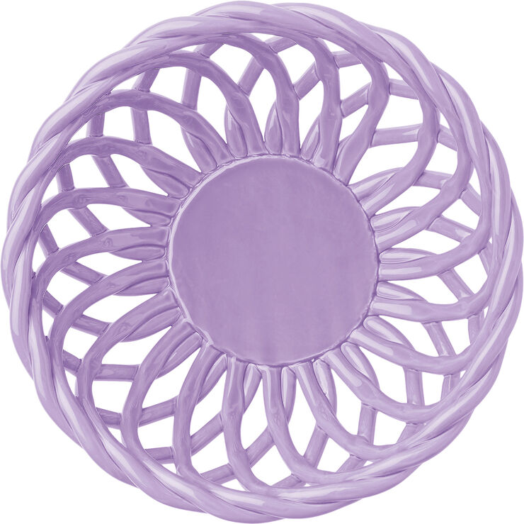 OCTAEVO CERAMIC BASKET SICILIA LARGE LILAC Lilac