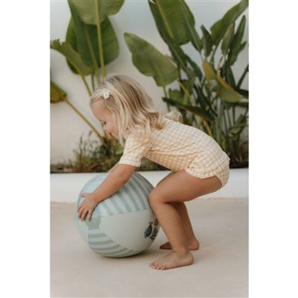 Little Dutch Strandbal Blauw 35 cm Fresh Greens