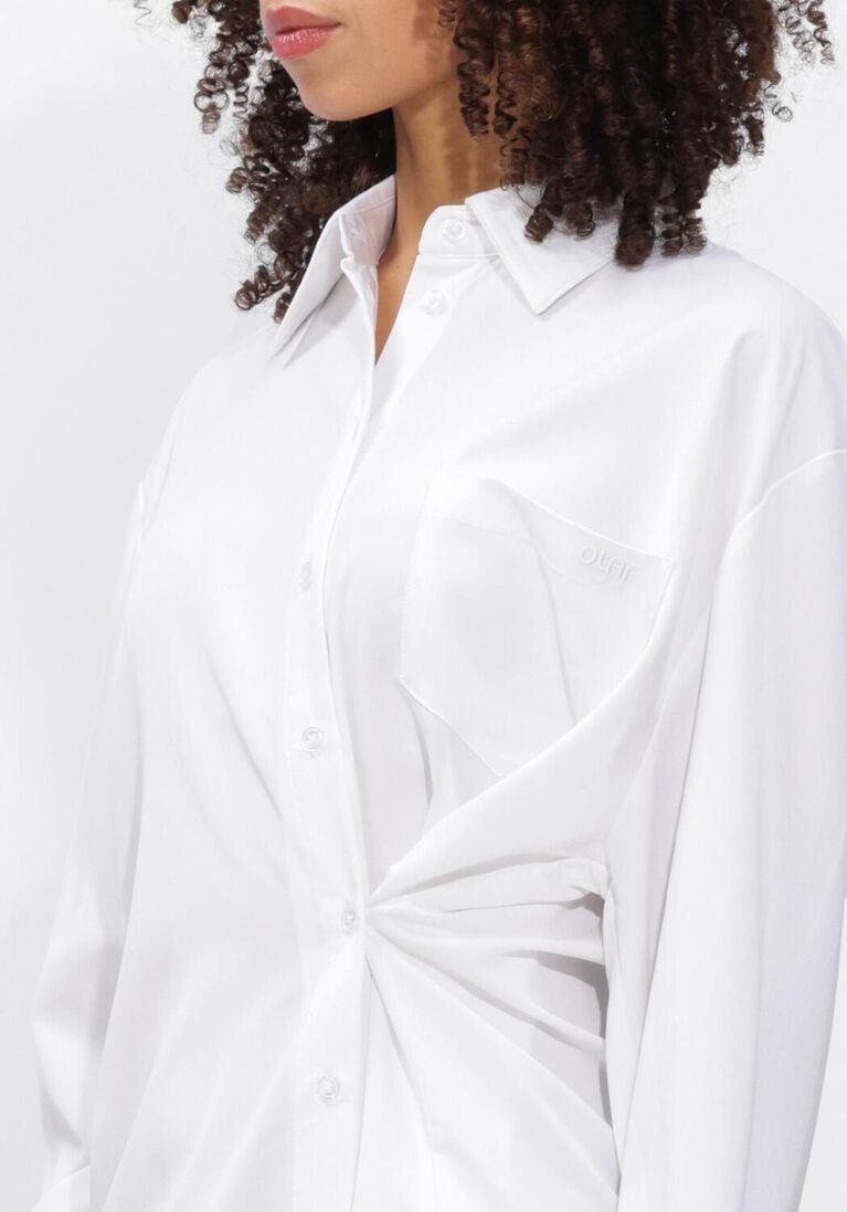 witte olaf hussein blouses drapey asymmetric shirt
