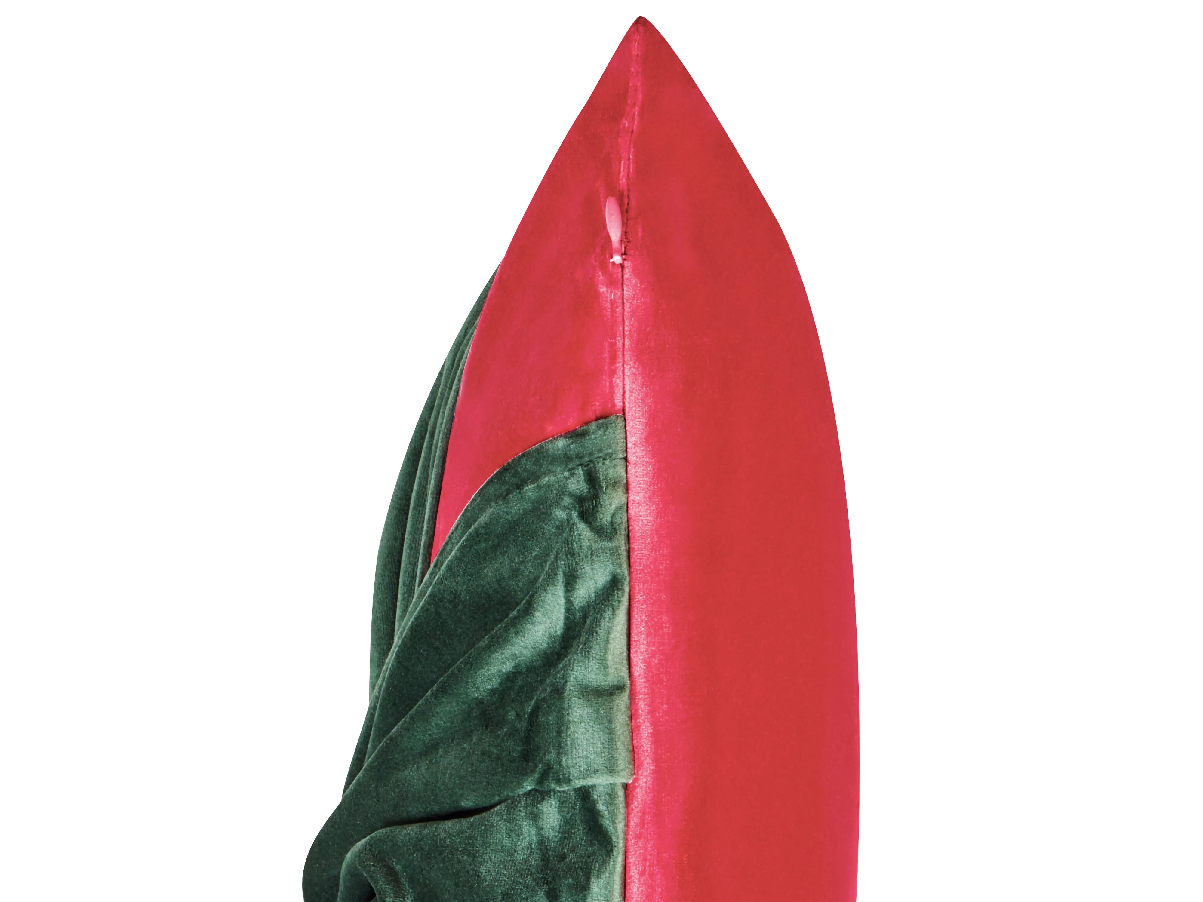 Set van 2 sierkussens MARSHMALLOW Fluweel 45 x 45 cm Rood kerstmotief