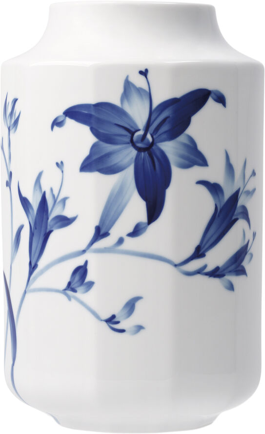 Royal Copenhagen blomst vase daglilje 19 cm Hvid