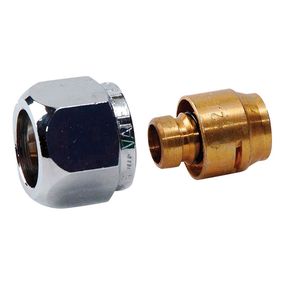 KOBLINGSSETT VATETTE KLEMHYLSE OG MUTTER 20X2,8-3,0MM KROM