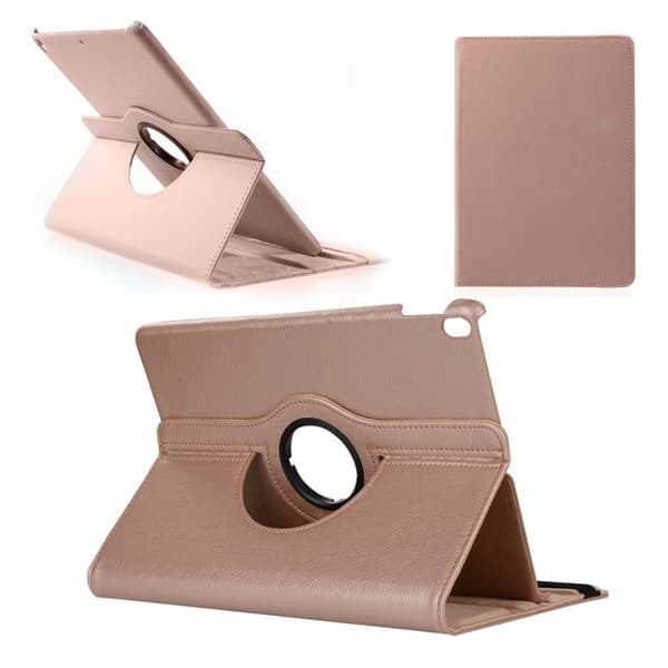 iPad Pro 10.5 Roterende Stand PU Lær Flip Etui - Gull