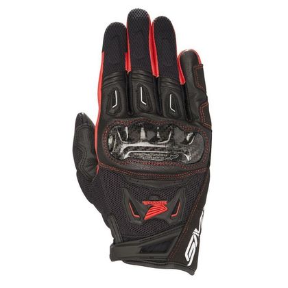 Gants Alpinestars HONDA SMX-2 AIR CARBON V2 - Noir / Rouge