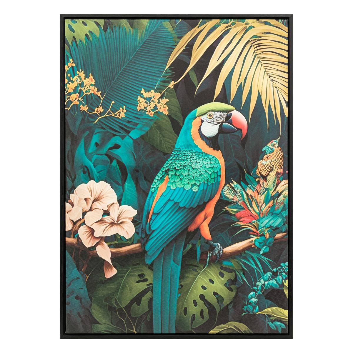 TOILE IMPRIMEE ENCADREE CHARLENE D.50X70CM