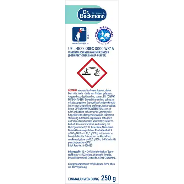 Waschmaschinen Hygiene-Reiniger