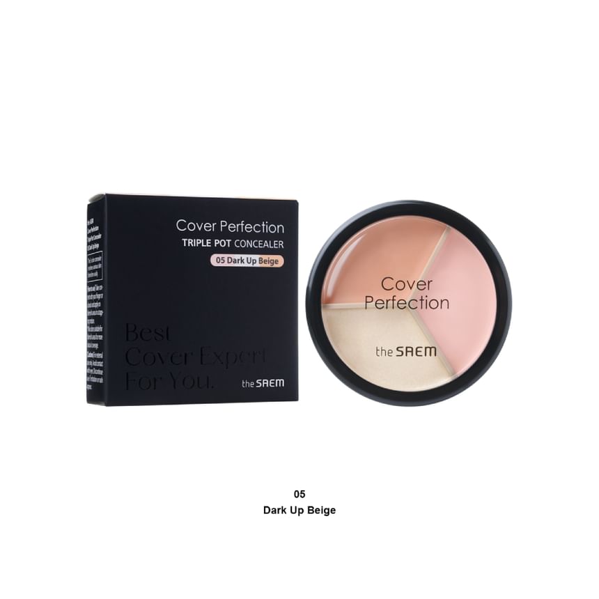 The Saem - Cover Perfection Triple Pot Concealer - 5 soorten