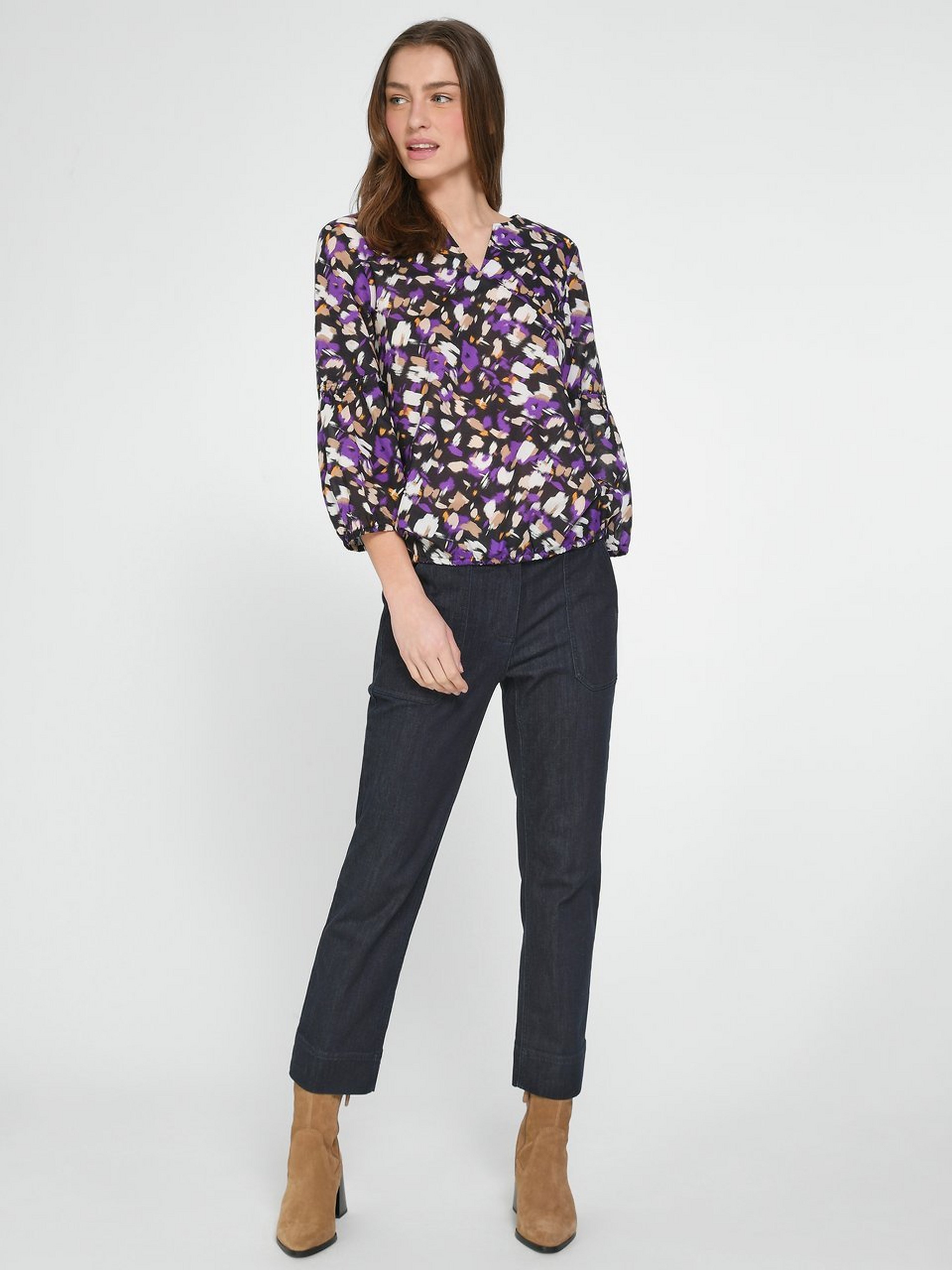 Bluse mit 3/4-Arm