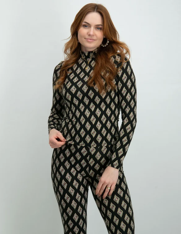 My Jewellery Turtleneck met print MJ08186
