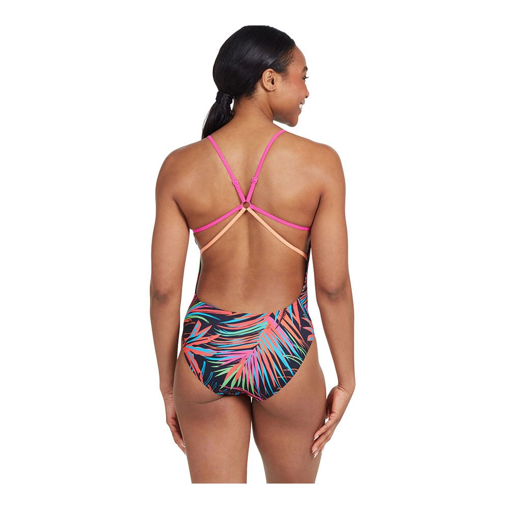Zoggs STARBACK - Maillot de bain 1 pièce Femme maya print