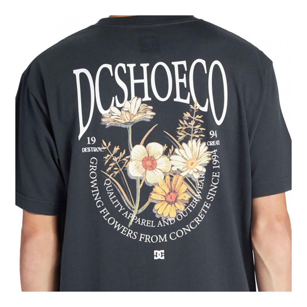 DC Shoes CONCRETE - Tee-shirt Homme pirate black