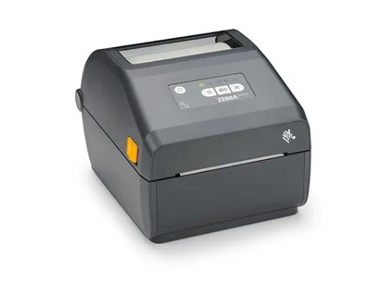 Zebra ZD421t - Etiketprinter - termo transfer - Rulle (11,2 cm) - 203 dpi - op til 152 mm/sek. - USB 2.0, USB vært, Bluetooth 4.1, Wi-Fi(ac) - grå