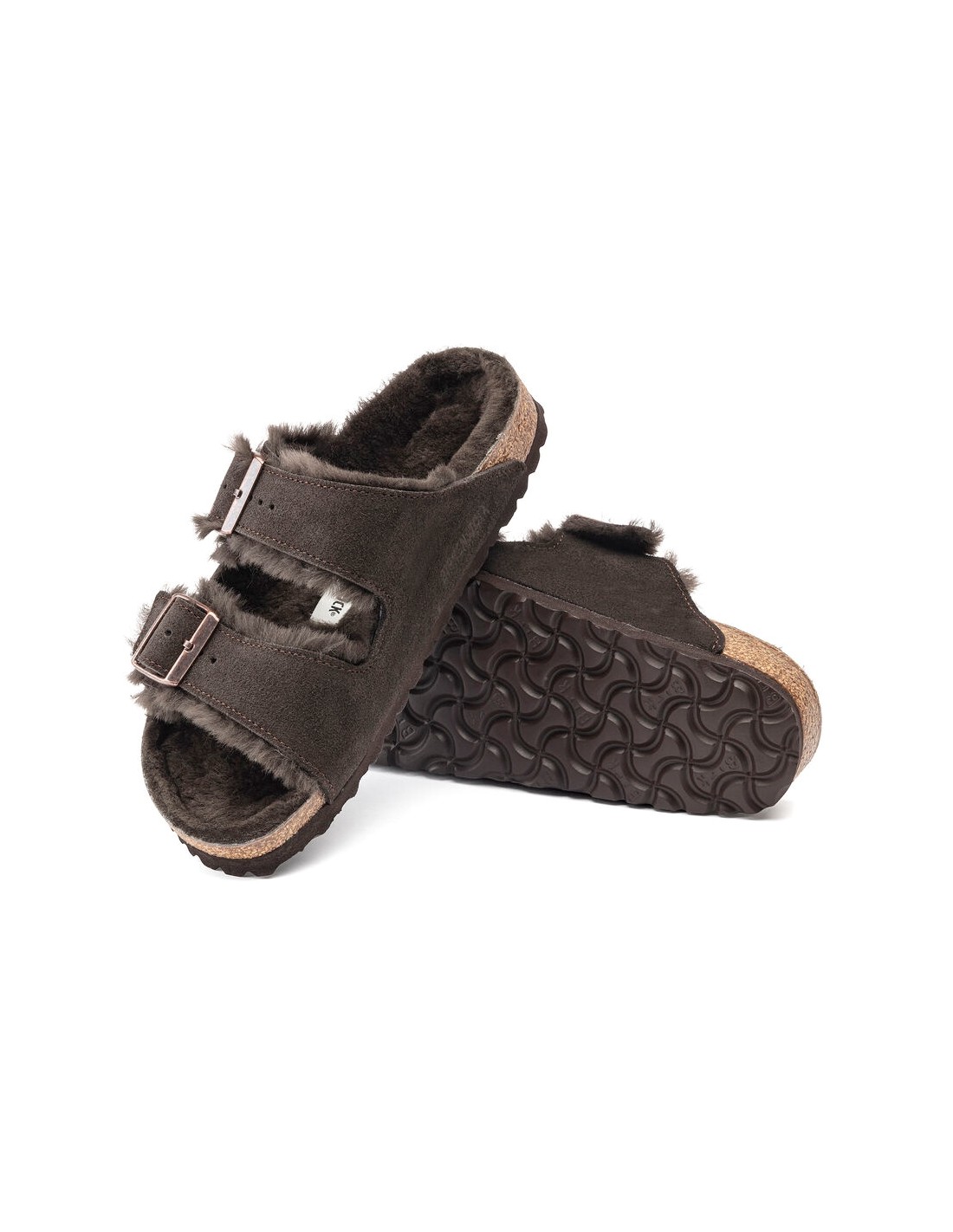 birkenstock mules fourrées femme arizona vl shearling