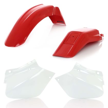 Kit plastiques Acerbis Origine - Blanc / Rouge