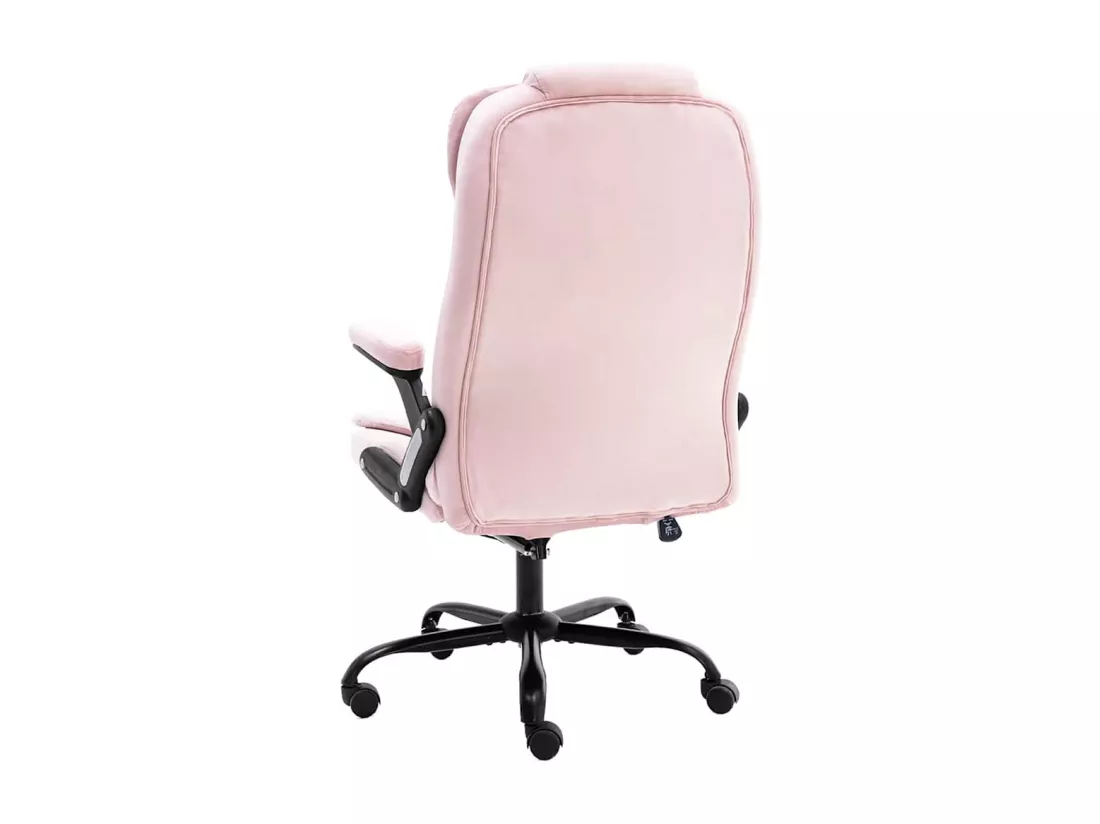Chaise de bureau de massage Rose Velours