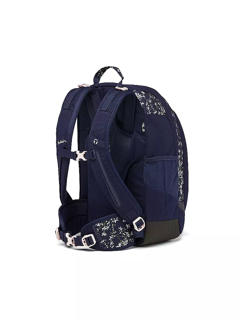 SATCH Schulrucksack Air Bloomy Breeze dunkelblau