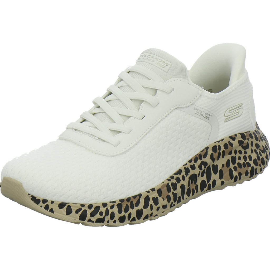 Skechers Sneaker Damen Bobs Squad Chaos Slip Ins Weiß-kombi