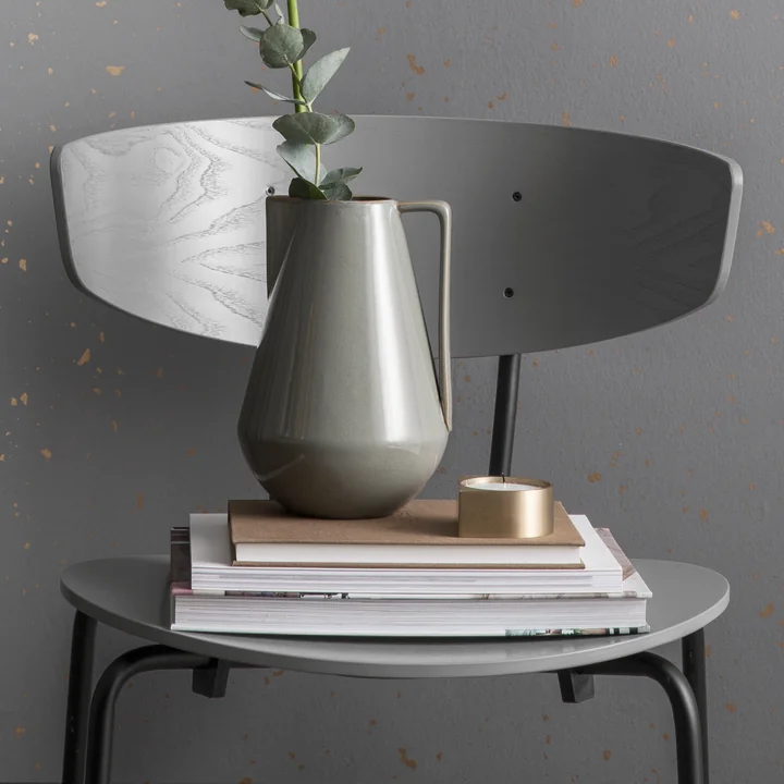 Ferm Living - Herman Stuhl, Esche schwarz / schwarz