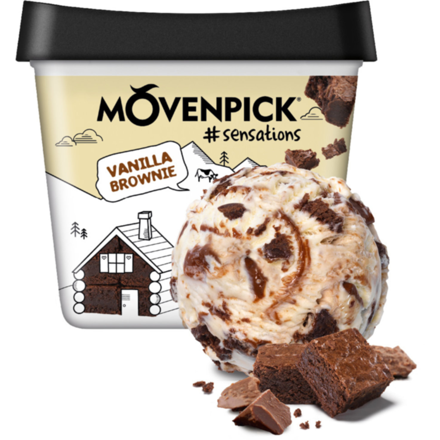 Mövenpick Vanilla Brownie