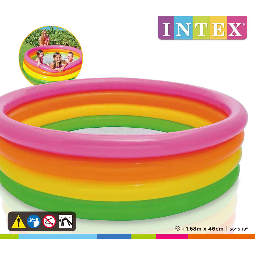 Piscina inflável Intex 168 x 46 cm